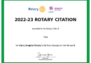 Rota Year 2022-23 Citation Award