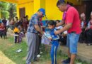 Stationery to Students of Shanti Basic School, Bandipur